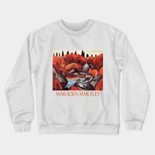 Flaming Pool by Marsden Hartley Crewneck Sweatshirt